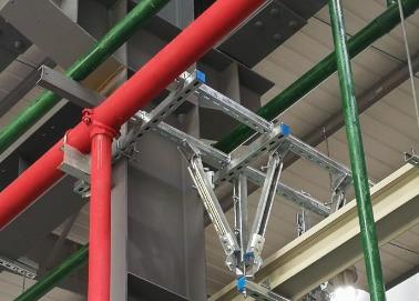 东港该抗震支架的整体式支吊架结构协调性好